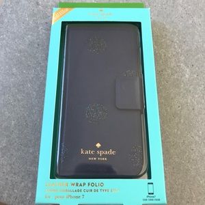❤️ SOLD❤️Kate Spade Leather Wrap iPhone 7/8 Case
